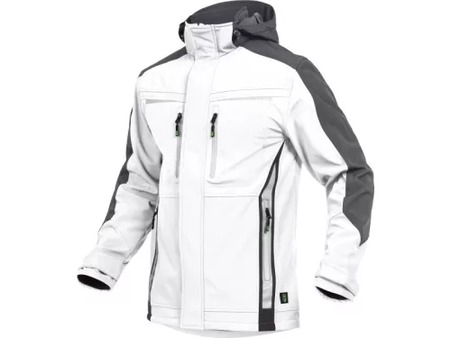 LEIB FLEX átmeneti softshell kabát fehér-szürke -XL()