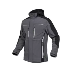 LEIB FLEX átmeneti softshell kabát szürke-fekete -4XL()