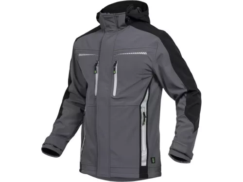 LEIB FLEX átmeneti softshell kabát szürke-fekete -L()