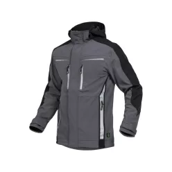 LEIB FLEX átmeneti softshell kabát szürke-fekete -2XL()