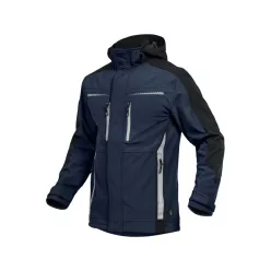 LEIB FLEX átmeneti softshell kabát tengerkék-fekete -S()