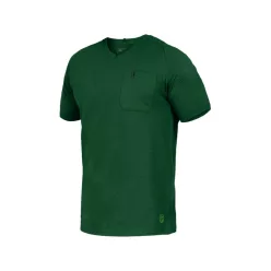 LEIB FLEX UWE V-nyakú póló zöld -5XL()