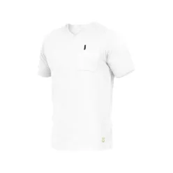 LEIB FLEX UWE V-nyakú póló fehér -4XL()
