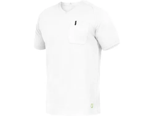 LEIB FLEX UWE V-nyakú póló fehér -5XL()