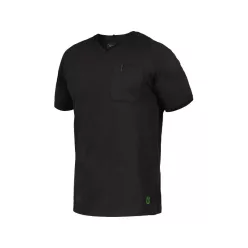 LEIB FLEX UWE V-nyakú póló fekete -2XL()