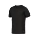 LEIB FLEX UWE V-nyakú póló fekete -2XL()