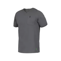 LEIB FLEX UWE V-nyakú póló szürke -M()