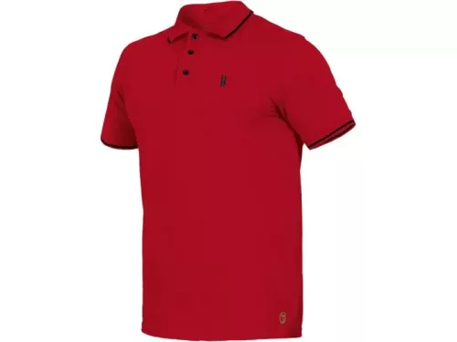 LEIB FLEX JENS galléros póló piros -5XL()