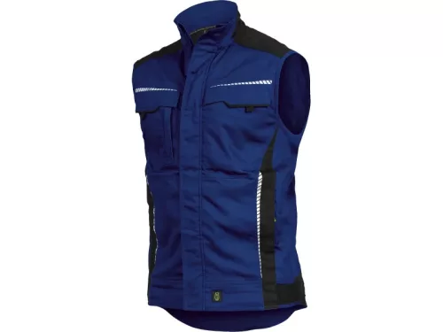 LEIB FLEX mellény királykék-fekete -5XL()