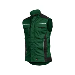 LEIB flex mellény zöld-fekete -2xL leibwächter munkavédelmi ruházat – munkaruházat