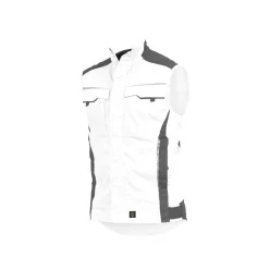 LEIB flex mellény fehér-szürke -2xL leibwächter munkavédelmi ruházat – munkaruházat