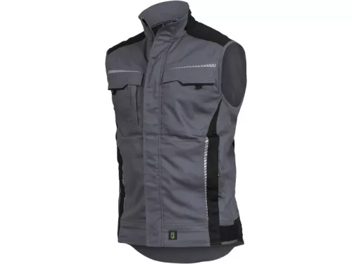 LEIB FLEX mellény szürke-fekete -4XL()