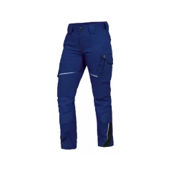 LEIB FLEX női derekas munkanadrág királykék-fekete -36()