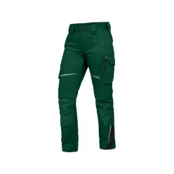 LEIB FLEX női derekas munkanadrág zöld-fekete -48()