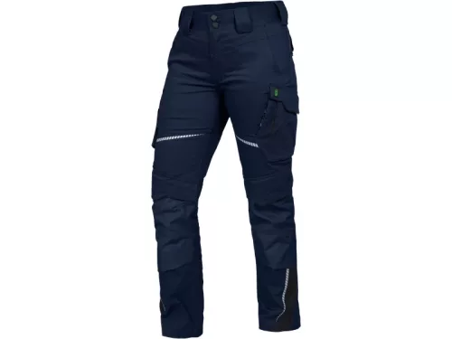LEIB FLEX női derekas munkanadrág tengerkék-fekete -44()