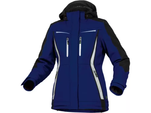 LEIB flex téli női softshell királykék fekete -38 leibwächter munkavédelmi ruházat – munkavédelem