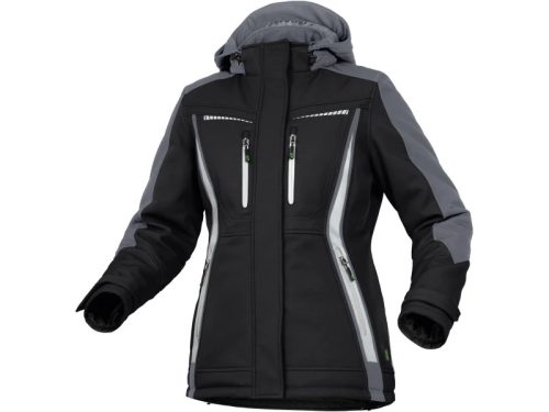 LEIB FLEX téli női softshell fekete-szürke -36()
