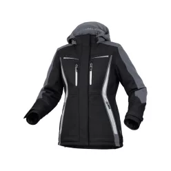LEIB flex téli női softshell fekete-szürke -42 leibwächter munkavédelmi ruházat – munkavédelem