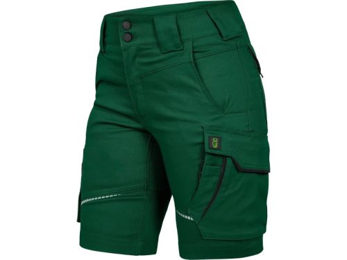 LEIB FLEX női rövid munkanadrág zöld-fekete -46()