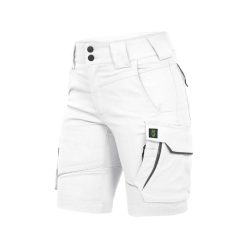 LEIB FLEX női rövid munkanadrág fehér-szürke -40()