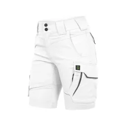 LEIB FLEX női rövid munkanadrág fehér-szürke -44()