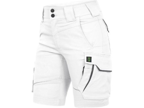 LEIB FLEX női rövid munkanadrág fehér-szürke -46()