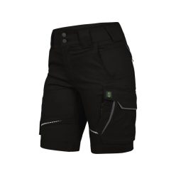 LEIB FLEX női rövid munkanadrág fekete-szürke -36()