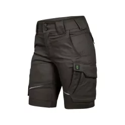 LEIB FLEX női rövid munkanadrág antracit-fekete -34()