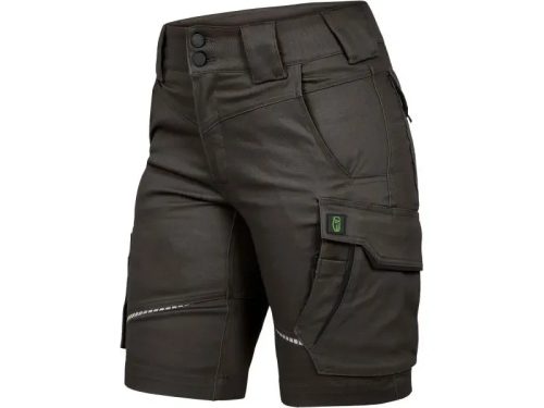 LEIB FLEX női rövid munkanadrág antracit-fekete -40()
