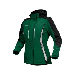 LEIB FLEX női átmeneti softshell kabát zöld-fekete -34()