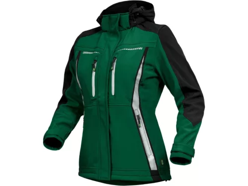 LEIB FLEX női átmeneti softshell kabát zöld-fekete -48()