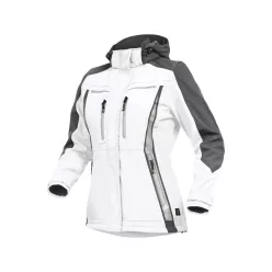   LEIB FLEX női átmeneti softshell kabát fehér-szürke -36()