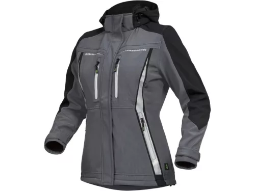 LEIB FLEX női átmeneti softshell kabát szürke-fekete -52()