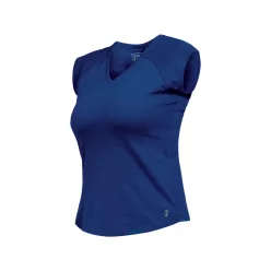 LEIB FLEX női v-nyakú póló királykék -38()