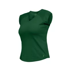 LEIB FLEX női v-nyakú póló zöld -48()