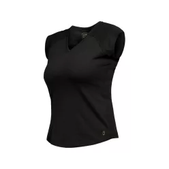 LEIB FLEX női v-nyakú póló fekete -46()