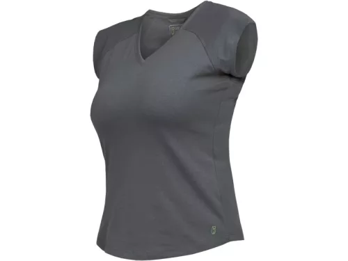LEIB FLEX női v-nyakú póló szürke -40()
