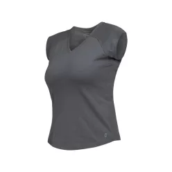 LEIB FLEX női v-nyakú póló szürke -52()