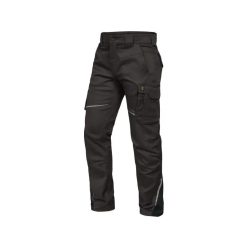   LEIB FLEX férfi derkas térdzseb nélküli munkanadrág antracit-fekete -28()
