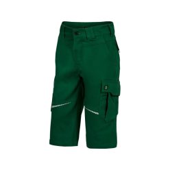   LEIB FLEX gyerek 3/4-es rövid munkanadrág zöld-fekete -104()