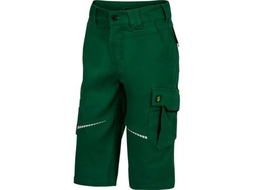 LEIB FLEX gyerek 3/4-es rövid munkanadrág zöld-fekete -128()