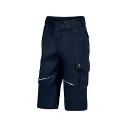   LEIB FLEX gyerek 3/4-es rövid munkanadrág tengerkék-fekete -116()