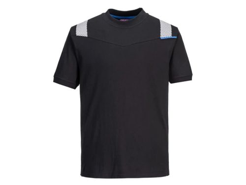 PORTWEST FR712 - WX3 FR Modaflame lángálló rövid ujjú póló fekete 3XL()