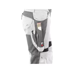 GRIZZLYSKIN IRON derekas munkanadrág fehér-szürke -N50