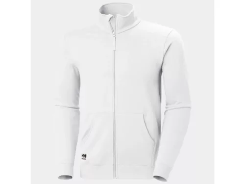 HELLY HANSEN CLASSIC ZIP férfi klasszikus zipzáras pulóver fehér()