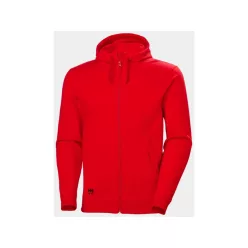   HELLY HANSEN CLASSIC ZIP HOODIE férfi klasszikus kapucnis pulóver - piros()