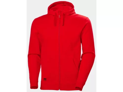 HELLY HANSEN CLASSIC ZIP HOODIE férfi klasszikus kapucnis pulóver - piros()