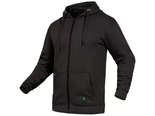 LEIB FLEX MIKA cipzáras pulóver fekete -S()