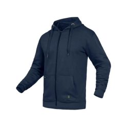 LEIB FLEX MIKA cipzáras pulóver tengerkék -4XL()