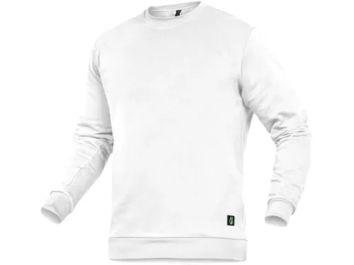 LEIB FLEX ALEX környakú pulóver fehér -3XL()